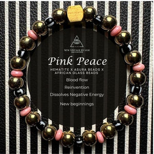 Pink Peace Bracelet